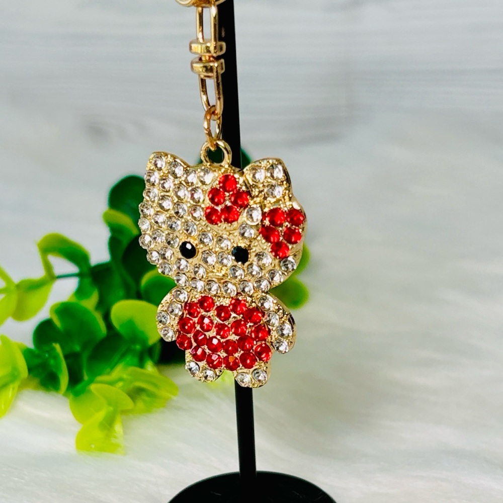 Hello Kitty Red Keychain/Bag Charm - Picture 7 of 10